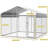 72'' H Metal Yard Kennel