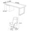 Bureau italien en pierre minimaliste