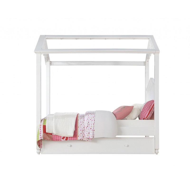 Lit simple avec lit gigogne Plympt