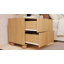 
Table de chevet 2 tiroirs en bois 18,9 "Ashford (ensemble de 2)-1895929293