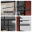 Porte de douche en aluminium sans cadre de taille standard, portes coulissantes doubles avec rail à fermeture en douceur silencieuse, installation facile en 30 minutes, protection contre les fuites améliorée avec garde-eau allongée