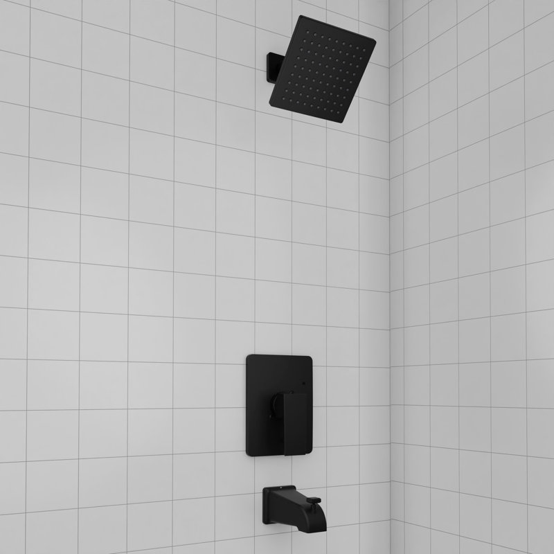 Système de douche ZLINE Palisades, Noir mat