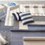 Herringbone Denim/Ivory Handwoven Indoor/Outdoor Rug-16308237