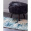 Tapis bleu clair tissé à la machine à motif abstrait Keimar-86623063