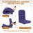 Outdoor/Indoor High Back Chair Cushion-125529599