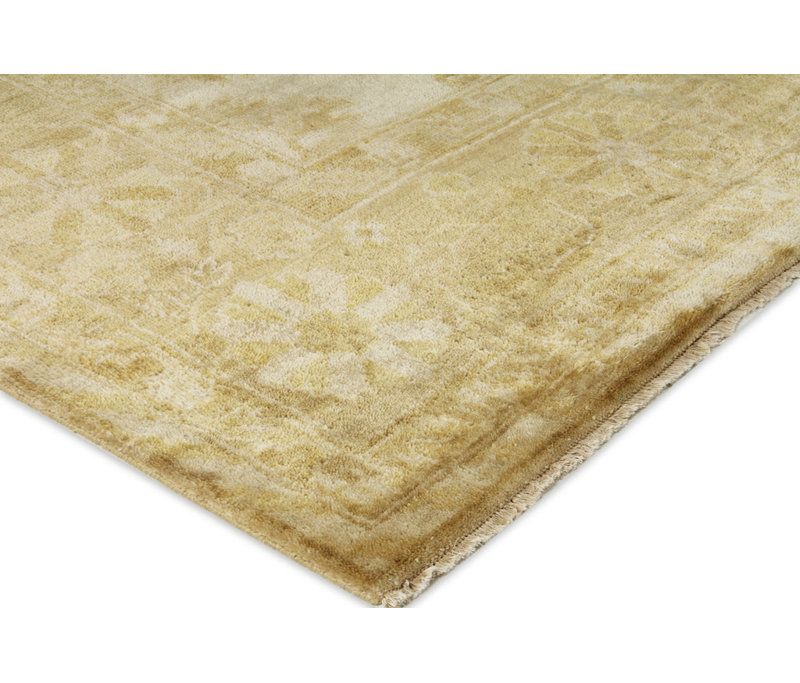 Antique Weave Oushak Wool Oriental Area Rug, Rectangle 8' x 10'