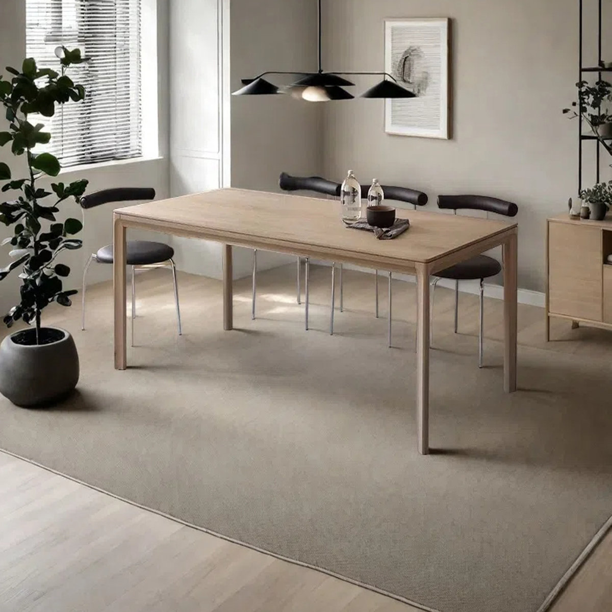 HONELS Nordic style modern and simple dining table - Wayfair Canada