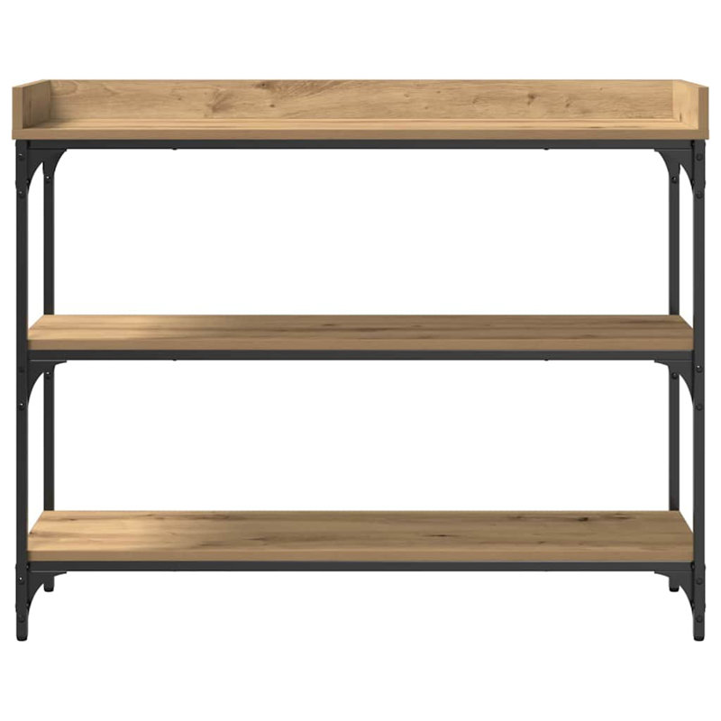 100cm Console Table, Artisan Oak
