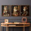 Ensemble de 3 reproductions de giclées encadrées, série royale L III - prêt à être accroché-107300063-107300070