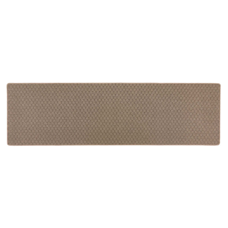 My Mat Sculptured Washable Honeycomb Mink, Runner 67 x 230cm