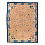 Antique Chinese Hand knotted Art Deco 9'X 11'4"