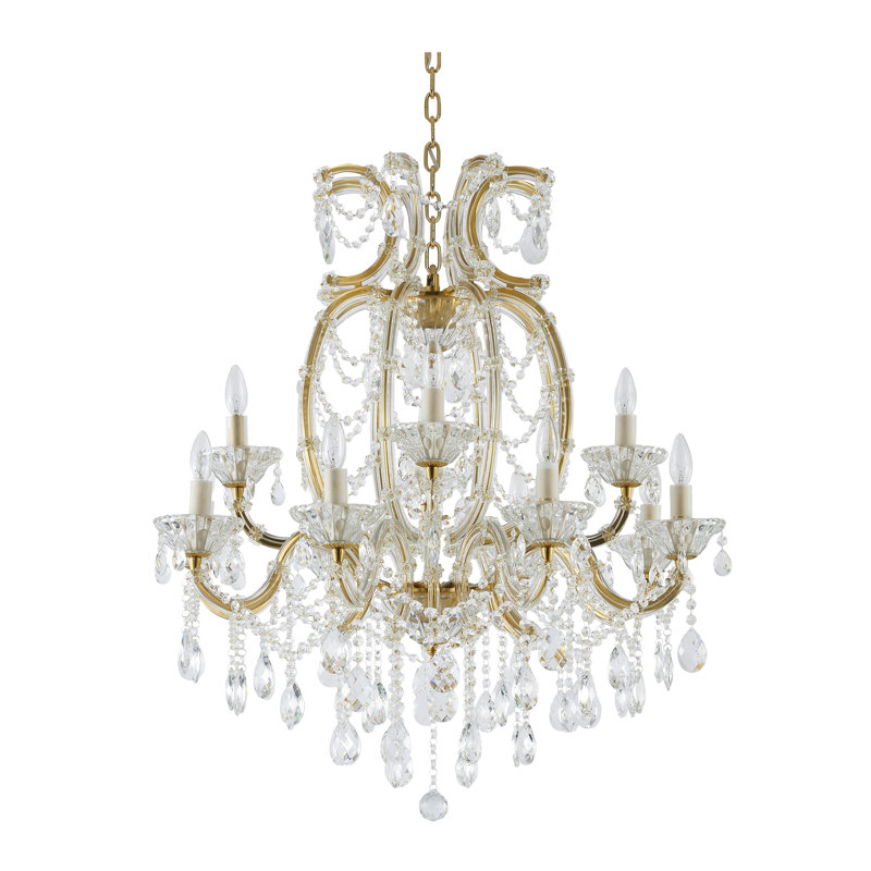 Lustre en cristal 18 lumières Traditional