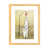 Toile avec cadre en bois beige
