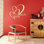 Décoration murale personnalisée en métal double cœur et amour pour la Saint-Valentin ou cadeau de mariage