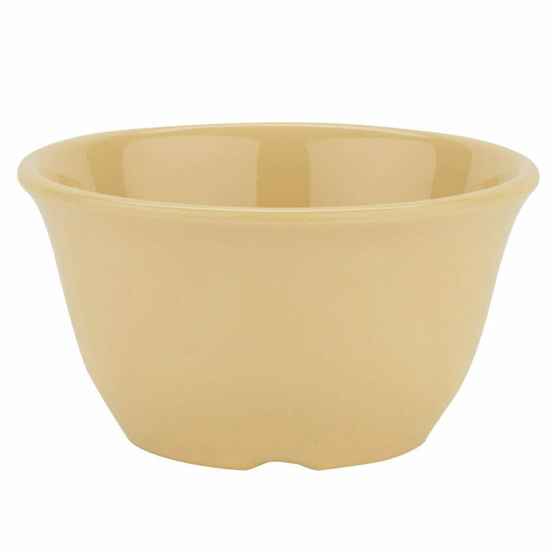 GET Bouillon en mélamine, 7 onces (ensemble de 12), Jaune