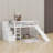Twin Size Loft Bed With Slide-1100799244