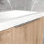 Meuble-lavabo mural modulaire 48 po avec lavabo, armoire latérale et portes à fermeture en douceur 48 po
