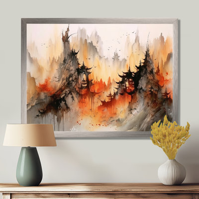 Art mural majestueux, paysages chinois III
