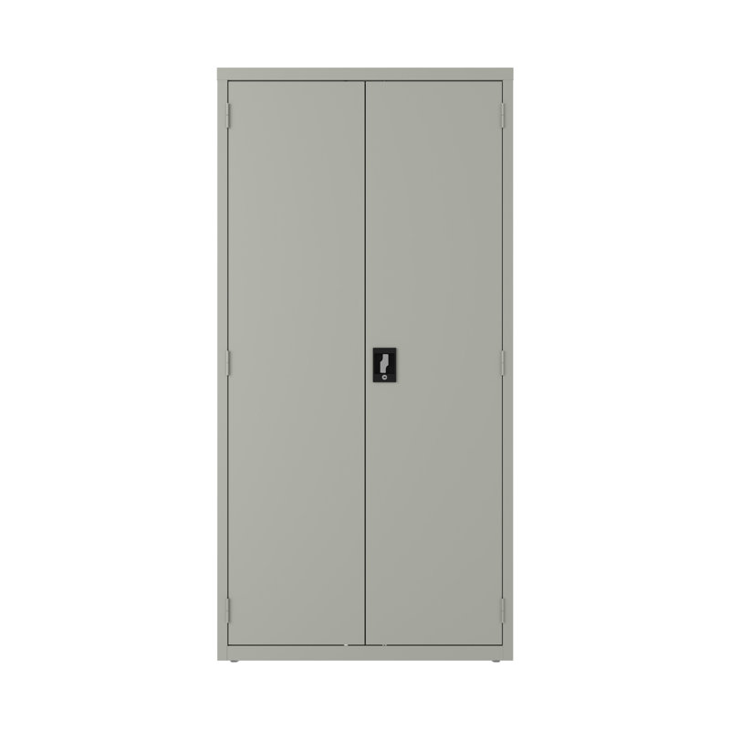 Armoire de rangement à 5 tablettes Ayomide, Gris clair
