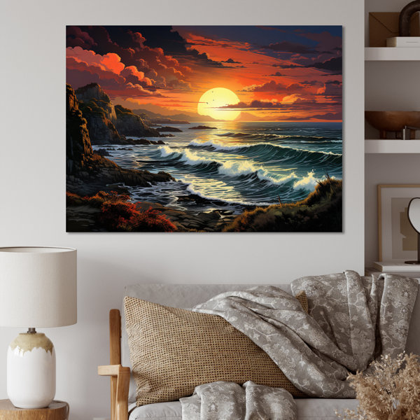 Dovecove Ireland Sunset Over The Connemara II On Canvas Print | Wayfair
