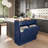 Tilt-out Trash Bin Cabinet Mdf Blue Functional Kitchen Organization