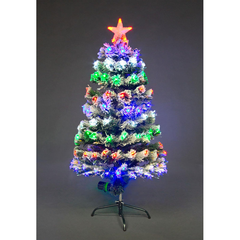 Lighted Artificial Christmas Tree, 3 ft.