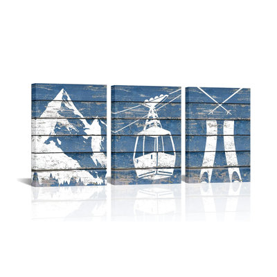 3 Piece Wrapped Canvas Wall Art