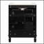 Meuble-lavabo de 24 pouces avec lavabo en céramique et tablette réglable combinant élégance française et rangement intelligent pour les espaces compacts-2093796896