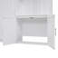 Lit escamotable double avec plusieurs tablettes de rangement et une base de lit pliante