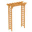 Jardin jaune - arche de mariage en bois plante grimpante structure en bois massif occasion croissance dans la cour
