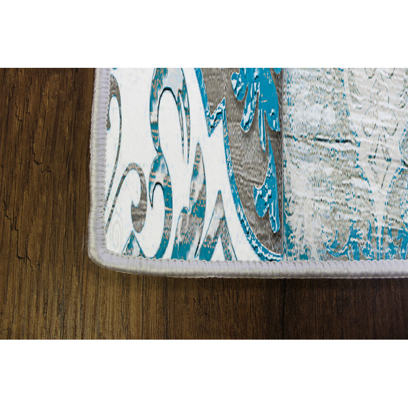 Luxurious Woven Carpet Rug, 2.6 x 4.0 ft | 100% Polyester, 0.4 in Pile Height | Antibacterial & Non-Slip PVC Dot Underside | Machine Washable, 3D Digital Printing | Perfect for Living Room & Bedroom Decor