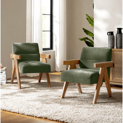 Fauteuil d'appoint Mid-Century moderne avec accoudoirs courbés Donohoe