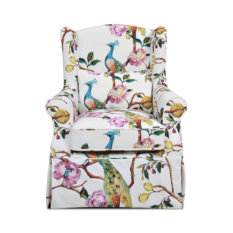 Finlandia Baroque Versace Style Fabric Armchair