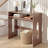 Rodney 40" Console Table with Open Storage, Entryway & Sofa Table for Living Room, Hallway, Foyer