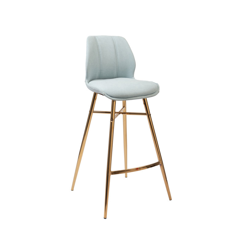 Downing 28.76" Bar Stool, Light Blue