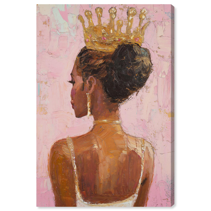 Glossy Allure Canvas Ebony Portrait Art by Art Remedy, Wrapped Canvas, 15" H x 10" W