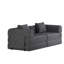 Canapé-lit convertible avec poches et coussins de rangement latéraux, idéal pour les salons, les chambres à coucher et les bureaux, confortable et pliable-1249266092