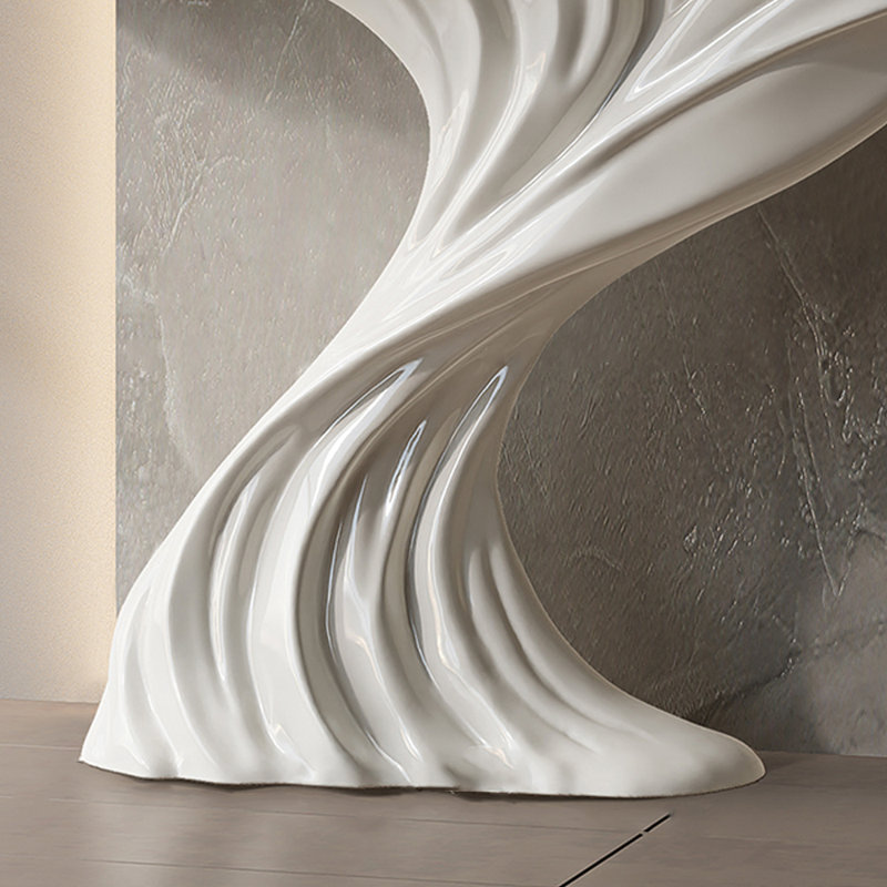 Table d'entrée de luxe moderne, H 33,5 po x l 47,2 po x P 11,8 po
