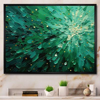 Emerald Euphoria II - Abstract Landscapes Wall Decor