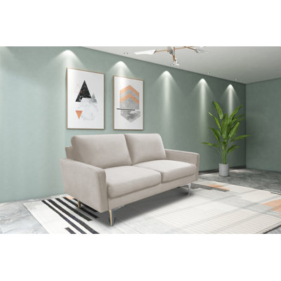 Ruddock 70" Velvet Square Arm Sofa