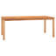 vidaXL Garden Dining Set Natural Teak Solid Teak Wood Durable