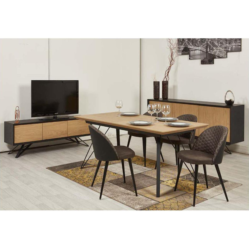 Leslee Unfinished TV Stand for TVs up to 88"