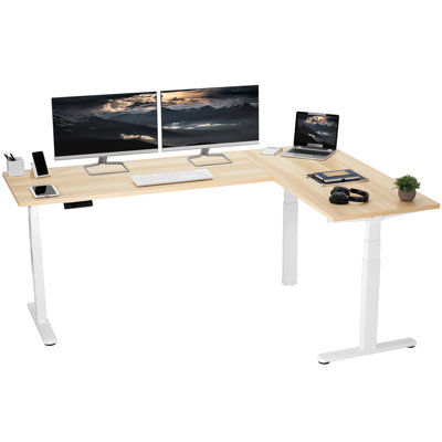 Bureau en coin VIVO Electric 78 po x 55 po, série 3E5SW