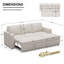 Canapé-lit modulaire en L avec rangement Rafael-101956652
