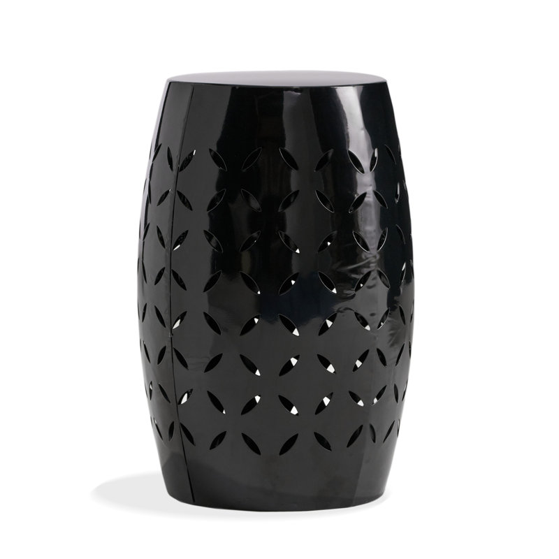 Outdoor Metal Patio Side Table,End Table, Black