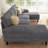 Trego 105'' Upholstered U-Shaped Symmetrical Sectional -128582914