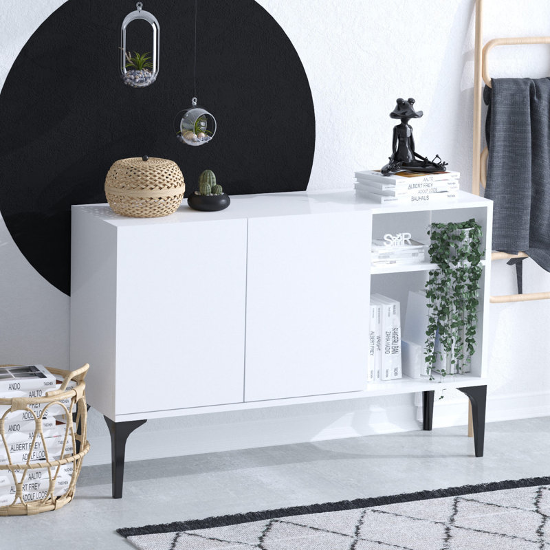 Afiq 120cm Console Table, White