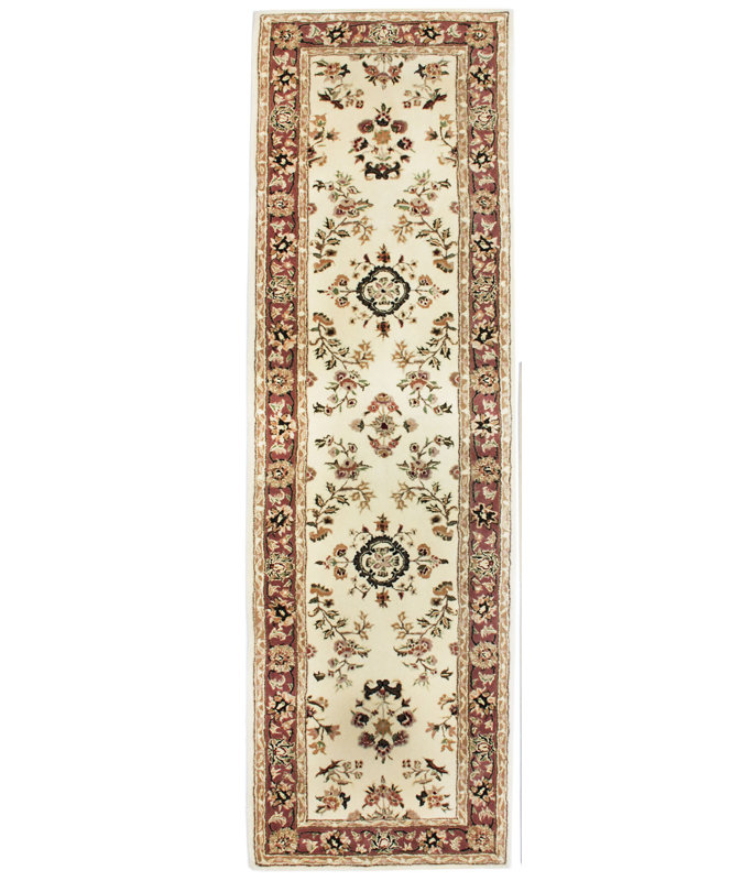 Tapis beige / brun touffeté à la main Grasha