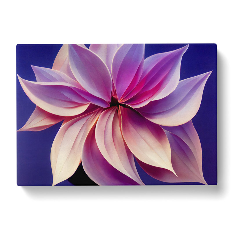 Enviable Modern Flower - Wrapped Canvas, 35cm H x 50cm W x 3cm D