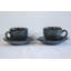 Ensemble de 4 tasses à cappuccino Denali Grey-1703140083